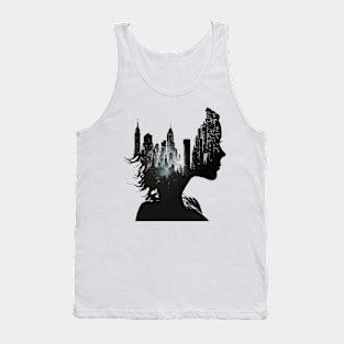 City Girl Silhouette Tank Top